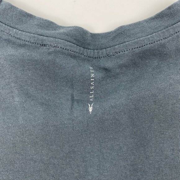 All Saints Gray Anna Cuffed Short Sleeve Tee | Size 8 - Picture 7 of 7